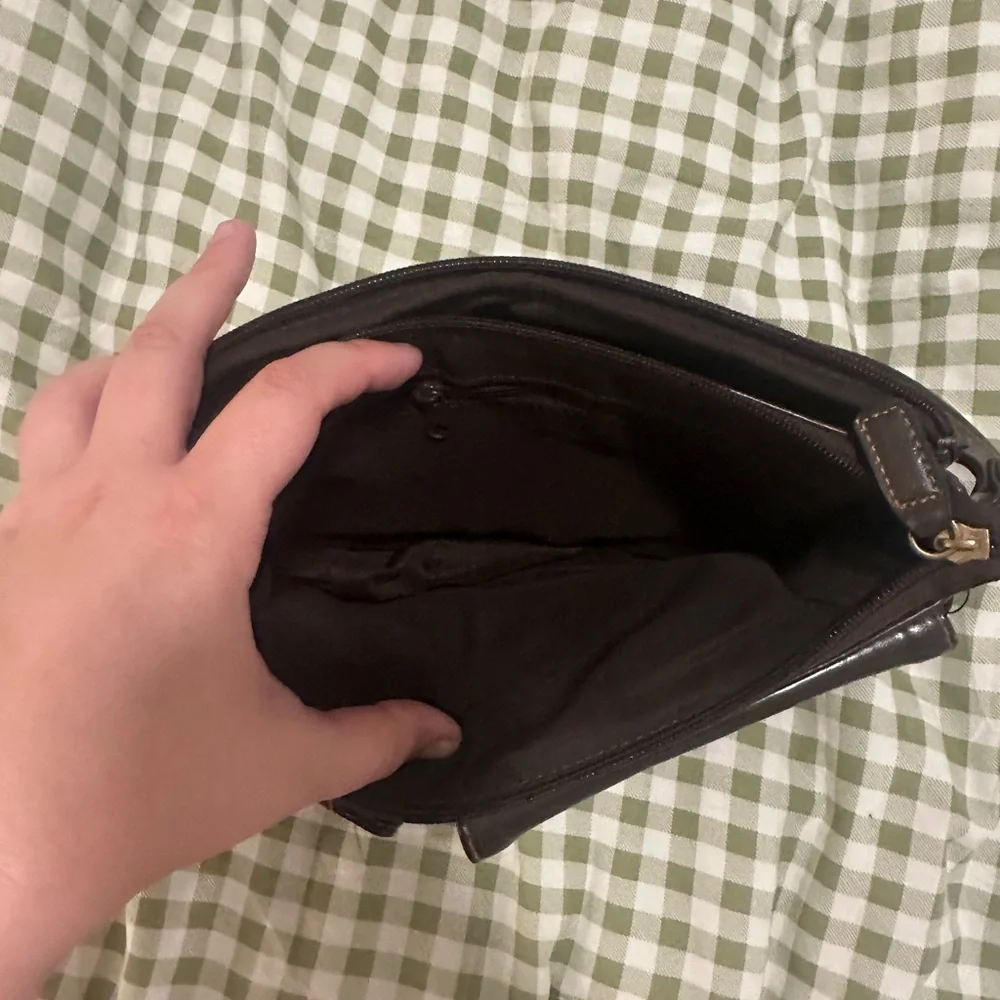 Rosetti 90s y2k brown leather shoulder bag mini purse - Picture 5 of 8